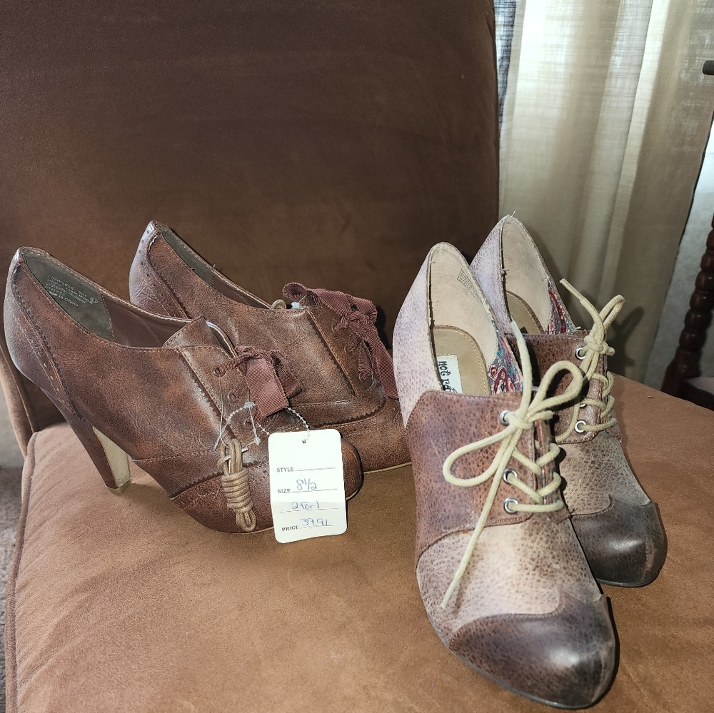 2 pair of NWT Ladies Casual/Dress. Oxfords. 8.5